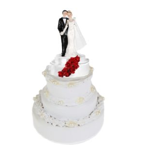 Brautpaar-hochzeitsfigur-tortenfigur-hochzeit-mit-rosen