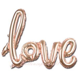 Folienballon-Love-Schriftzug-rosegold-Geschenk-Liebe-Hochzeit-Valentinstag-Dekoration-Luftfuellung