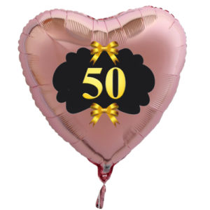 Goldene-Hochzeit-Herzluftballon-aus-Folie-roseegold-zahl-50-und-goldenen-Schleifen-mit-Ballongas-Helium